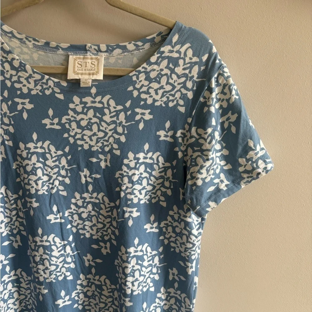 Sail to Sable Blue Hydrangea Dress